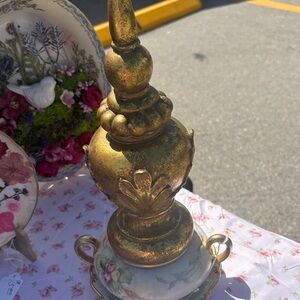 Gold Decorative Finial Accent for Home Decor